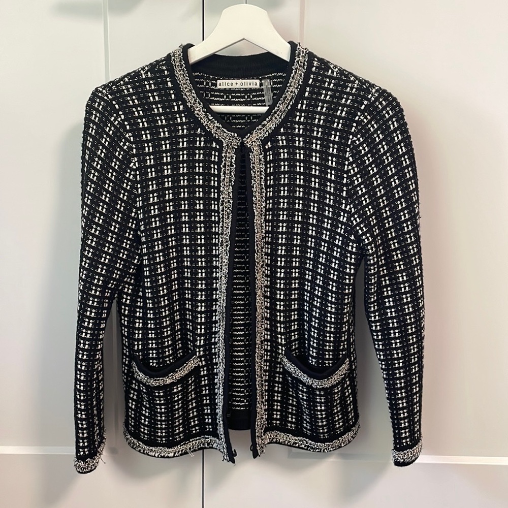 Alice+Olivia Knit Cardigan Jacket